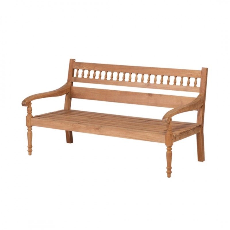 TEAK BENCH NATURAL OUTDOOR 150